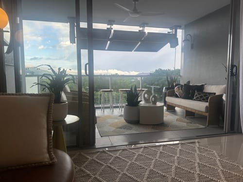 Customer photo review of Dot Chain Knot Black Lumbar Cushion 35 x 53cm