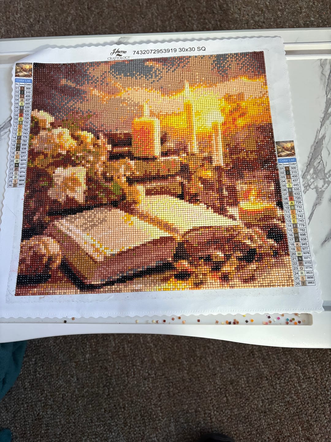 Customer photo review of The Holy Bible - Exclusive Premium Diamond Painting Kit