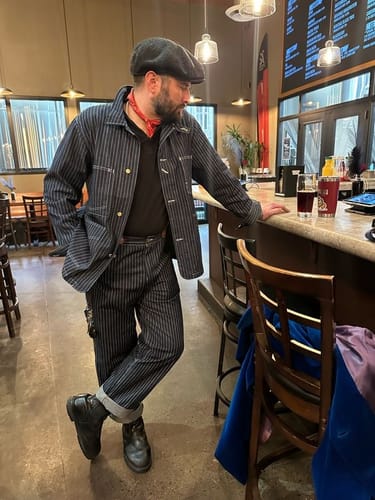 Customer photo review of 1930s Wabash Railway Work Coat