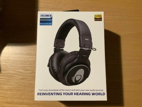 Customer photo review of Talomen W50x | Professional Wired Closed-Back Headphone