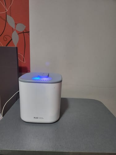 Customer photo review of Ултразвуков овлажнител за въздух 3000мл., С 2 Дюзи, 2 режима на мъгла, Светещ
