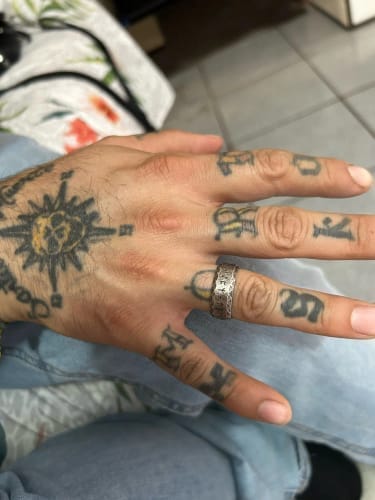 Customer photo review of Rune Rings – Symbols of Ancient Power