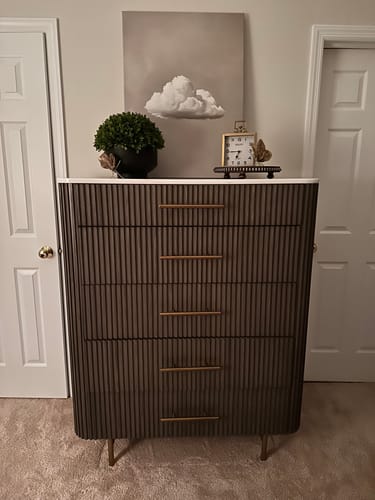 Customer photo review of Morning Sky Abstract Canvas Art