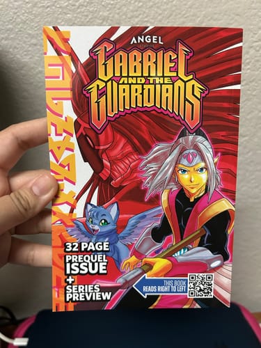 Customer photo review of Gabriel and the Guardians Series Preview Manga