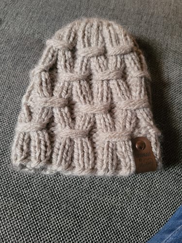 Customer photo review of Personalisierte Labels mit Chicago Screws - Kunstleder-Label mit Schrauben