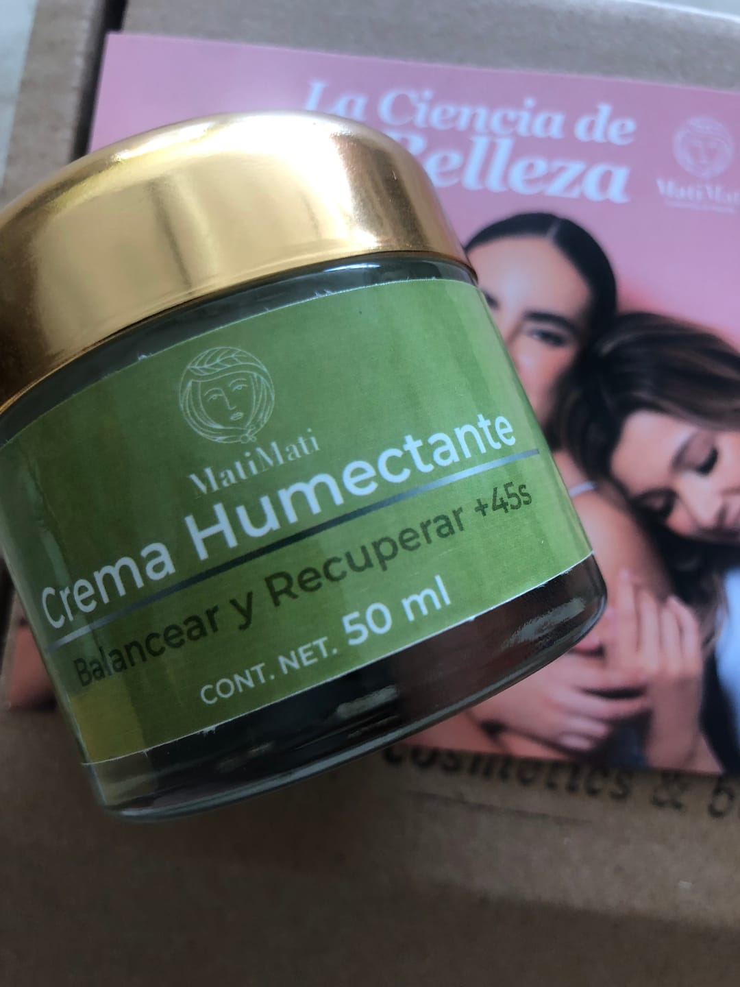 Customer photo review of Crema Humectante +45s
