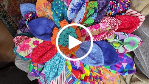 Customer video review of Petal Pop Zinnia Pillow Pattern
