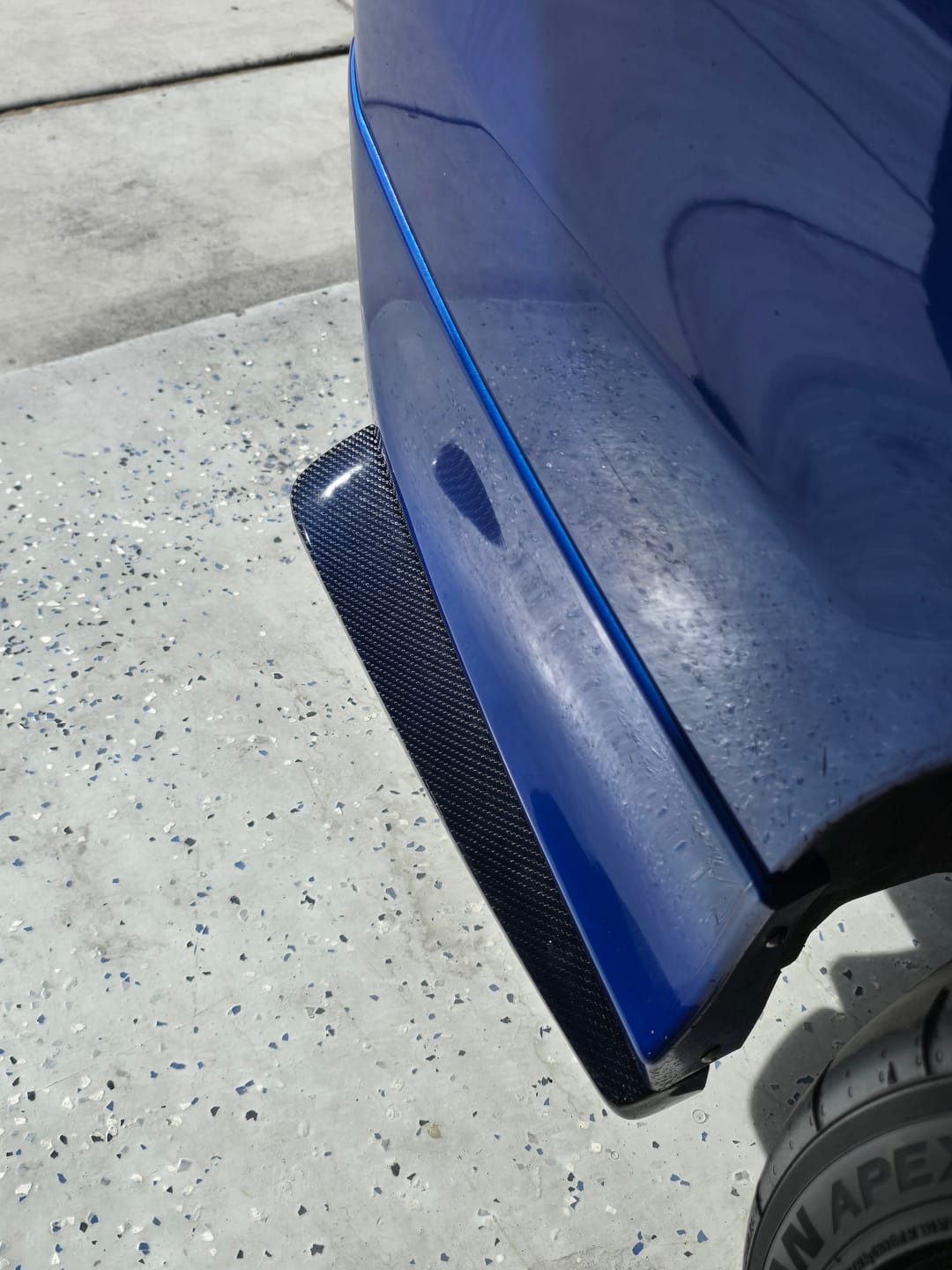 Customer photo review of 2015-21 Subaru WRX / STi CS Style Rear Apron Lip