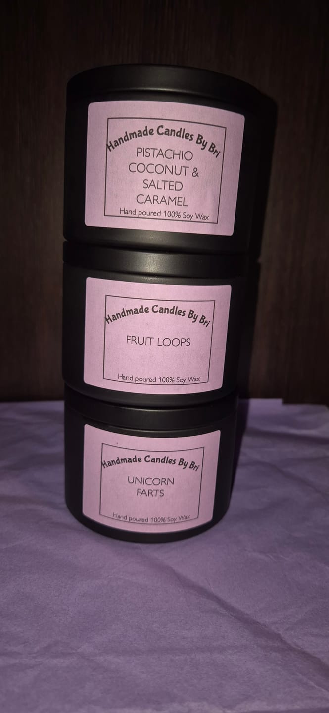 Customer photo review of PRE ORDER - Cosmo Candle Tins (230ml)