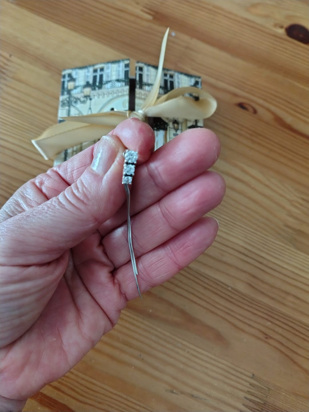 Customer photo review of Pendientes Trasnocho