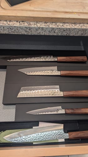 Customer photo review of Makoto Kurosaki Gyuto 210 mm