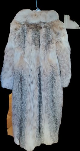 Customer photo review of Helene Canadian Lynx Fur Coat