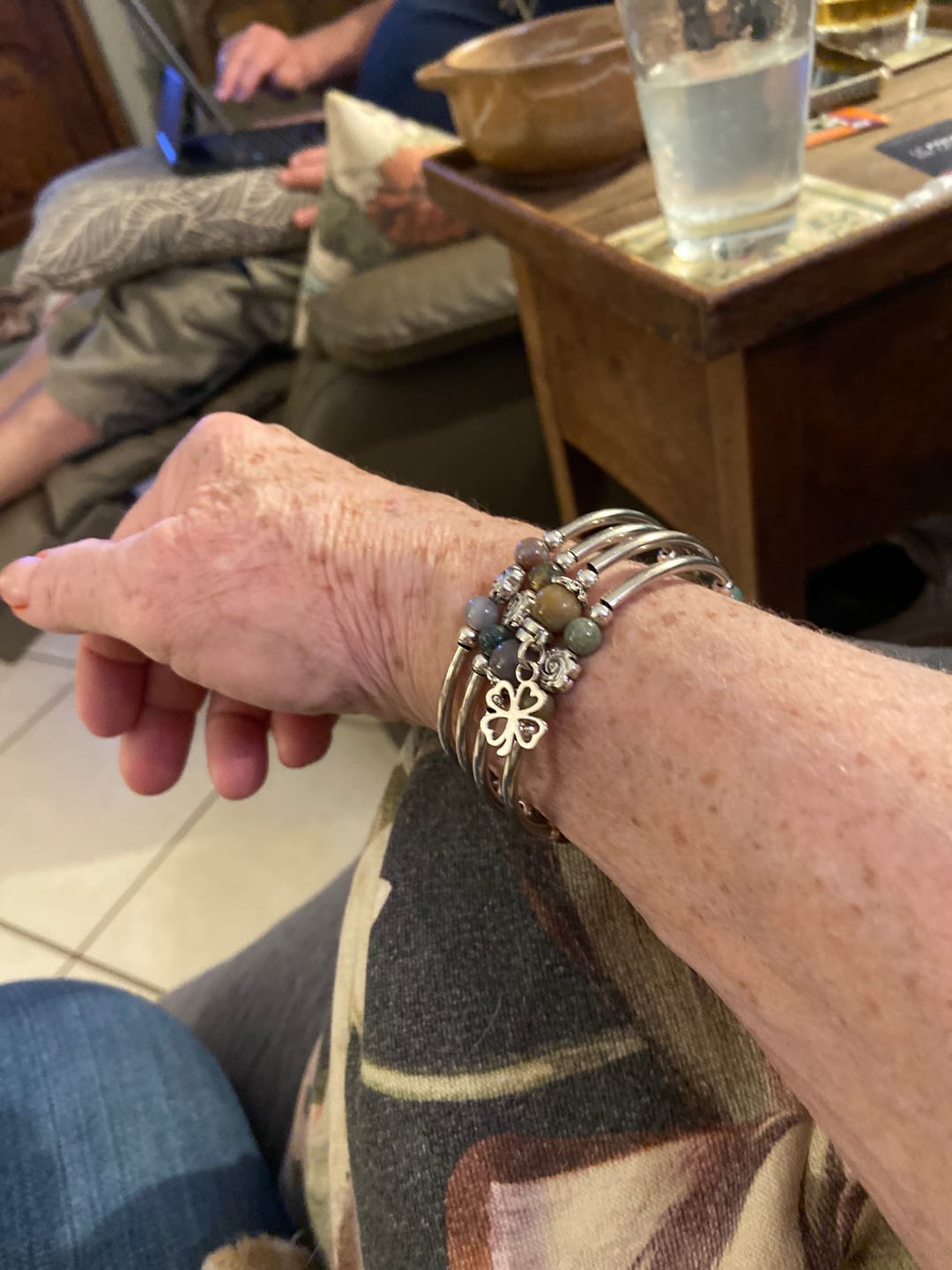 Customer photo review of Bracelet "Chance" en Pierres Naturelles