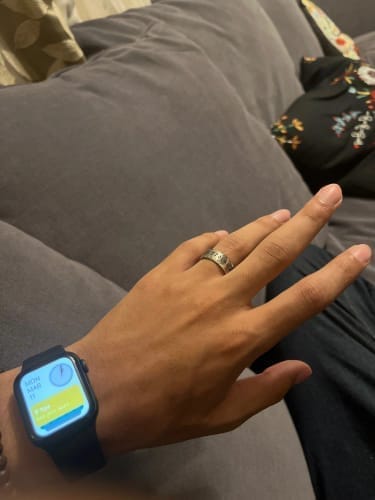 Customer photo review of Rune Rings – Symbols of Ancient Power