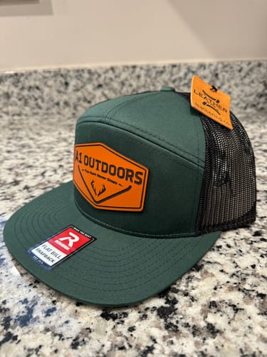 Customer photo review of Premium Custom Leather Patch Hats (Wholesale)