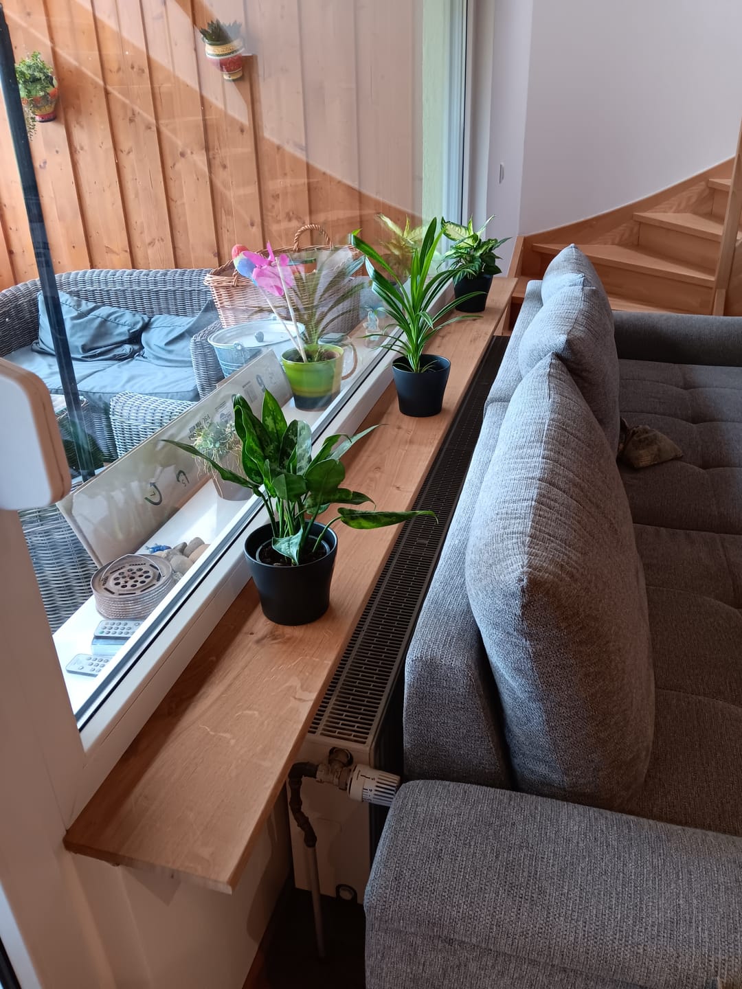 Customer photo review of Fensterbank Eiche