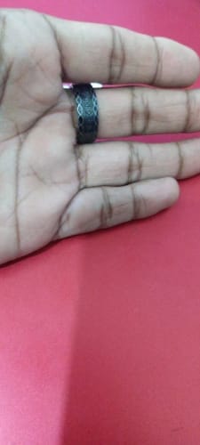 Customer photo review of Rune Rings – Symbols of Ancient Power