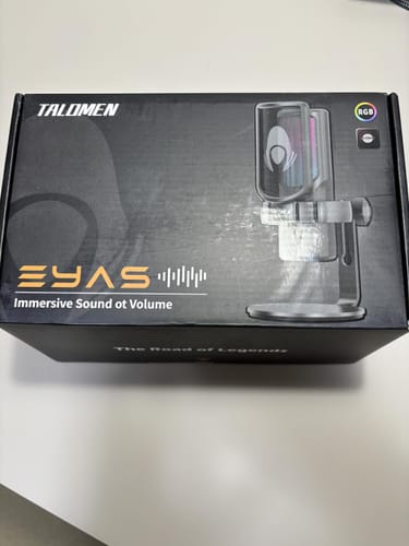 Customer photo review of Talomen EYAS | USB Microphone for PC, Podcast, Streaming, Recording, Chat, PS4, PS5