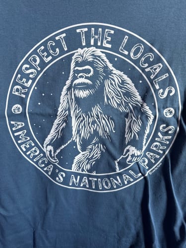 Customer photo review of Respect The Locals Bigfoot Long Sleeve Tee