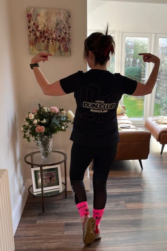 Customer photo review of Early Access - ROCUP X GYMSHARK Women's Performance T-shirt
