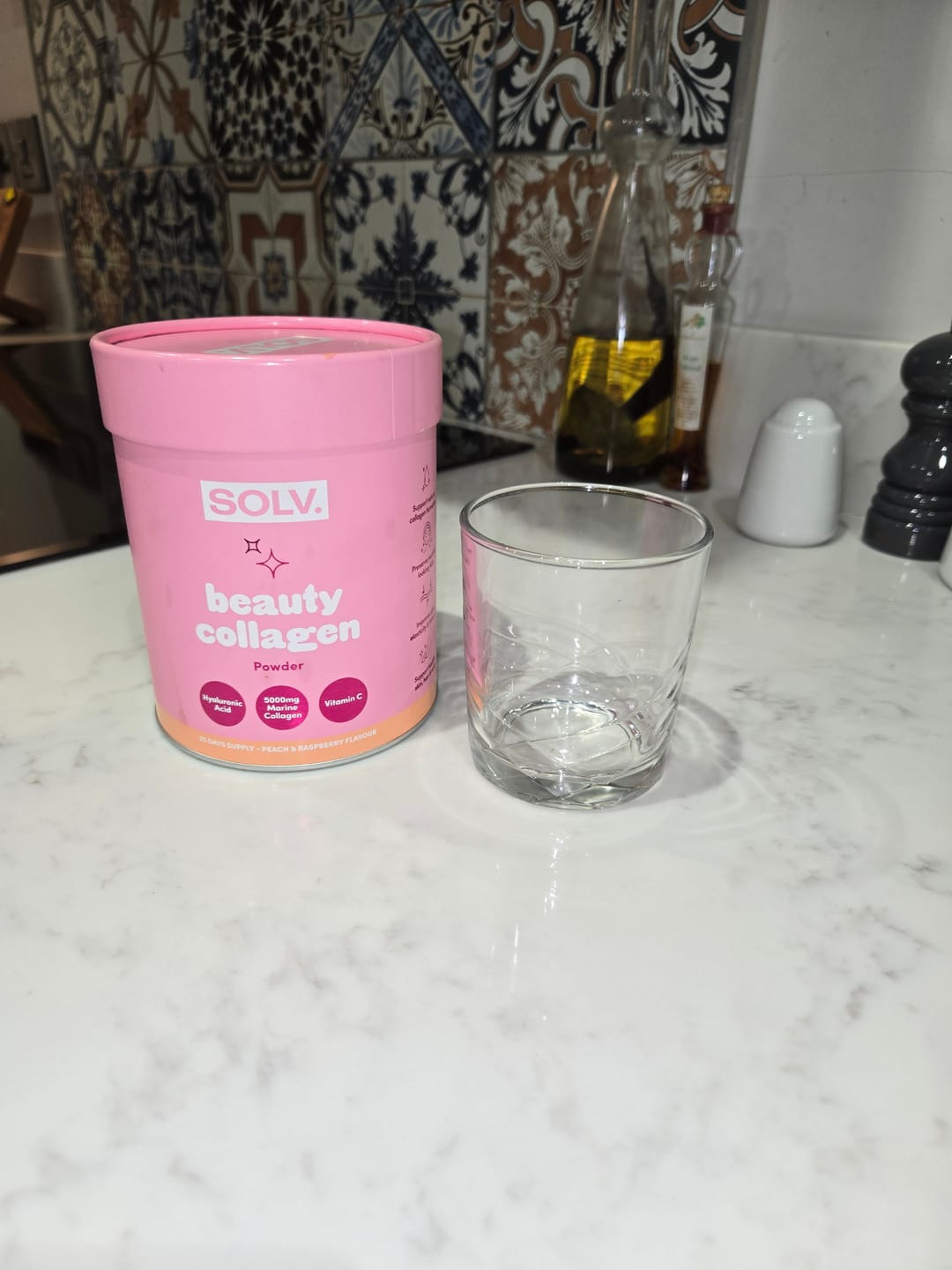 Customer photo review of Collagen Powder - Refill