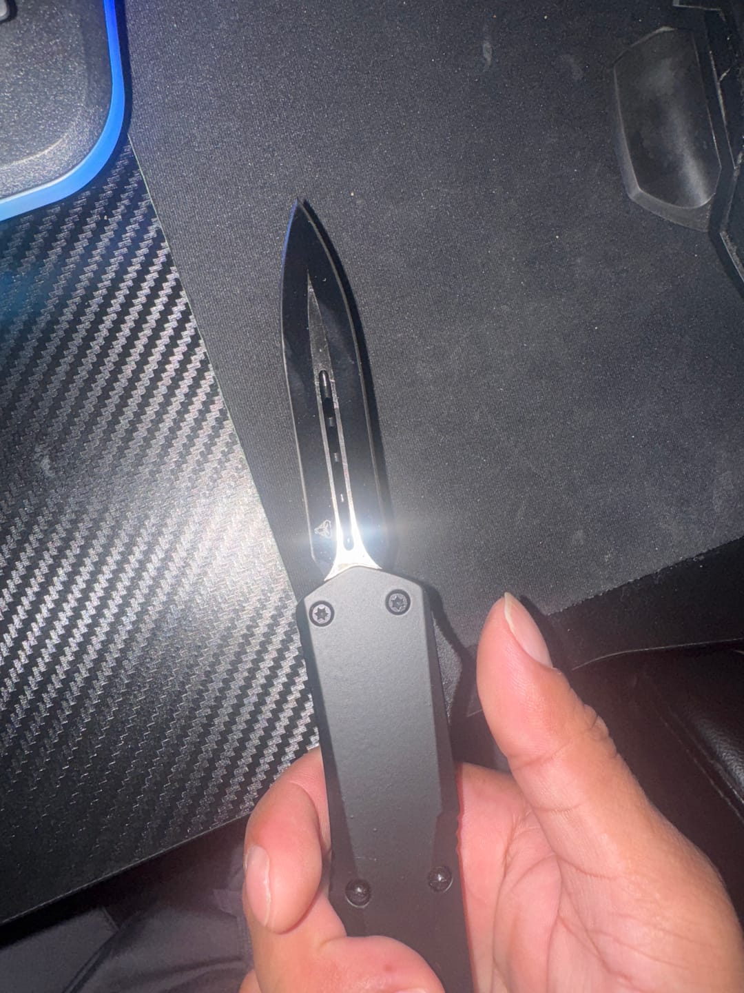 Customer photo review of 50% OFF Small Black Ghost D/A OTF