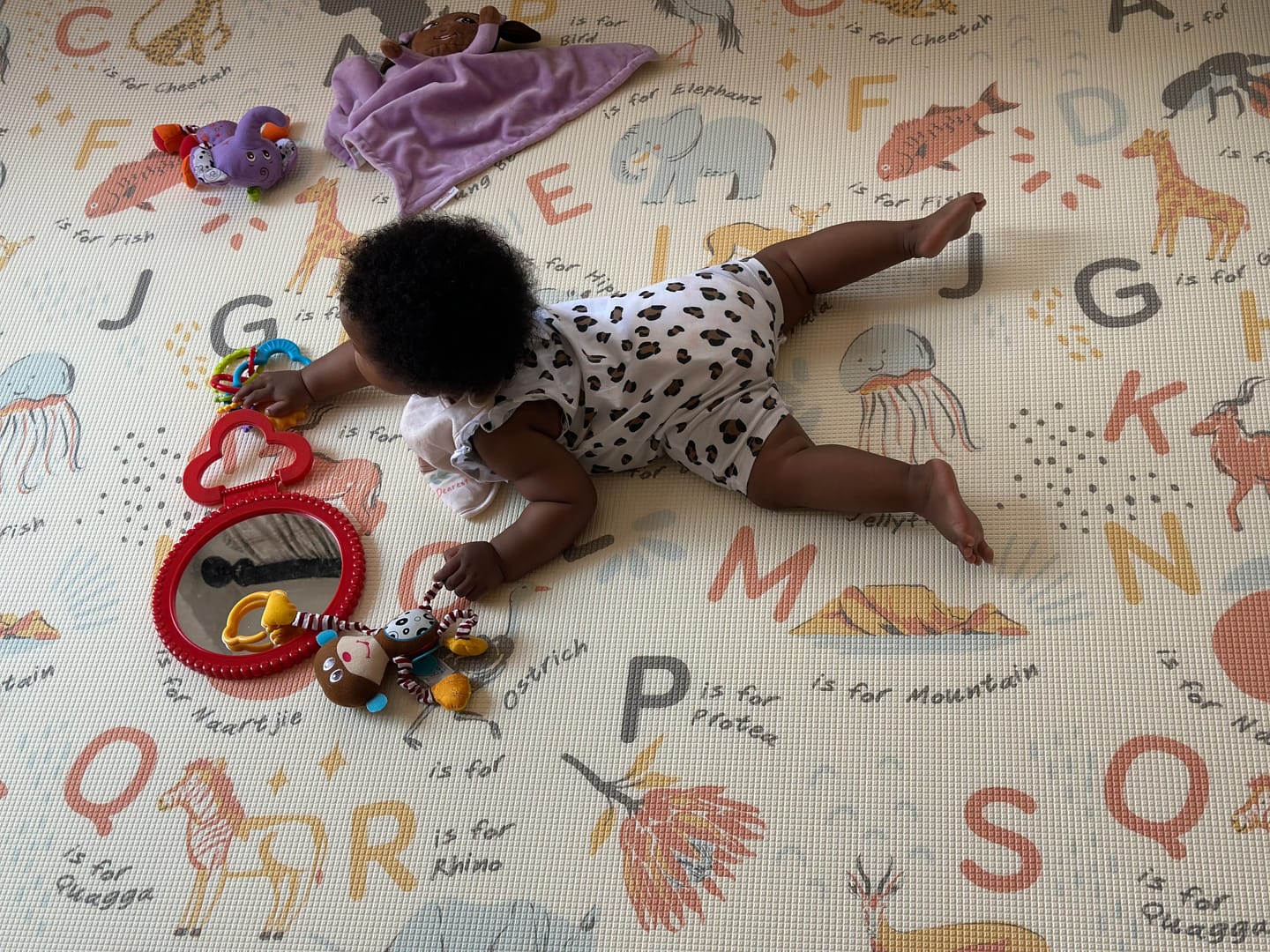 Customer photo review of ABC Africa/ World Map Play Mat
