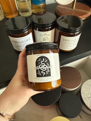 Customer photo review of Little Serpent Candle