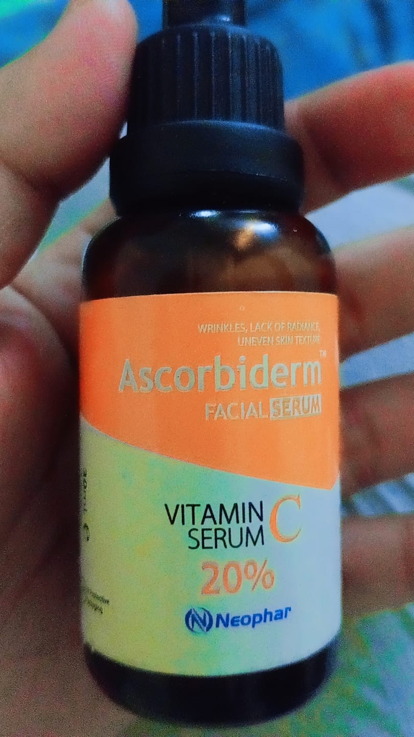 Customer photo review of Ascorbiderm Vitamin C Facial Serum 20%