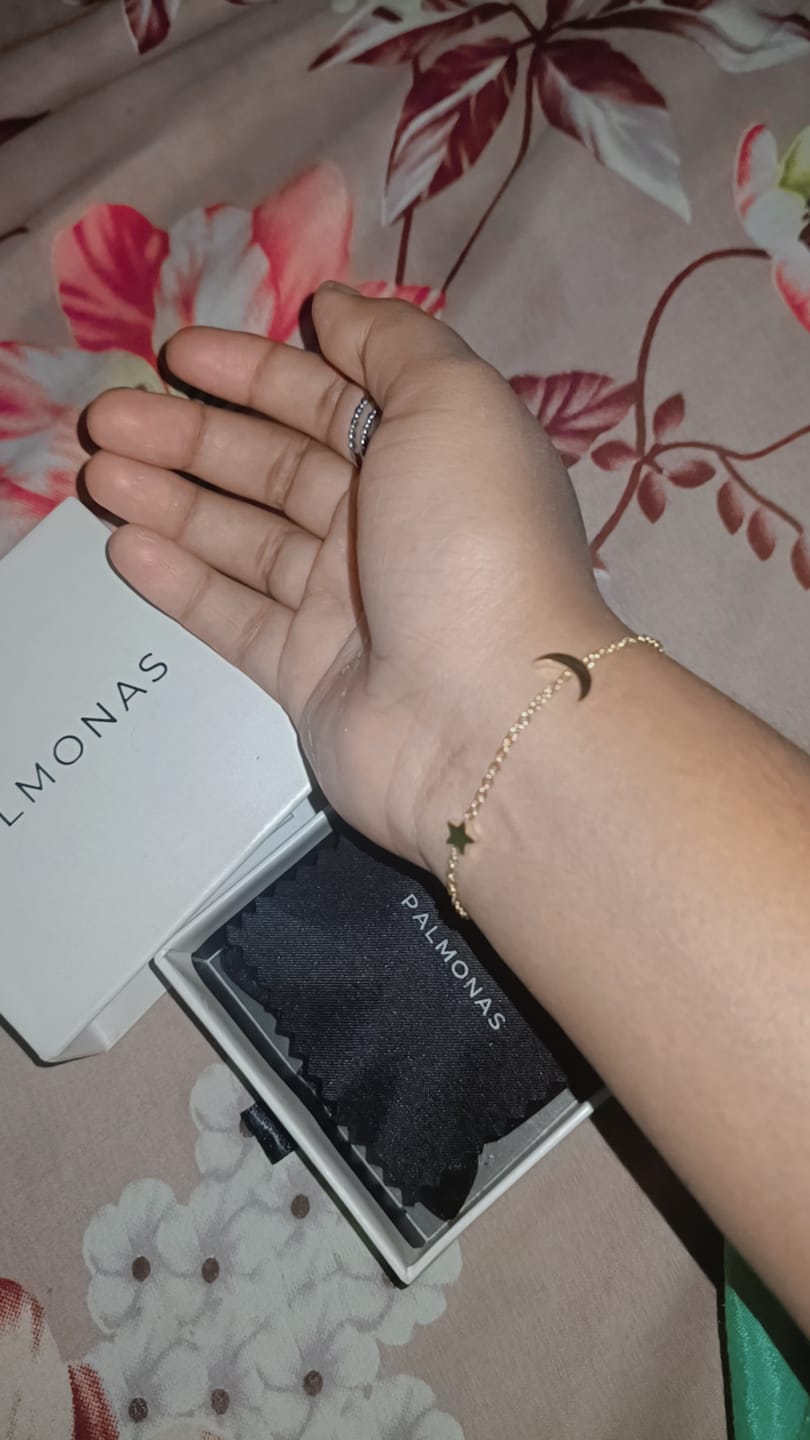 Customer photo review of Star Moon Bracelet