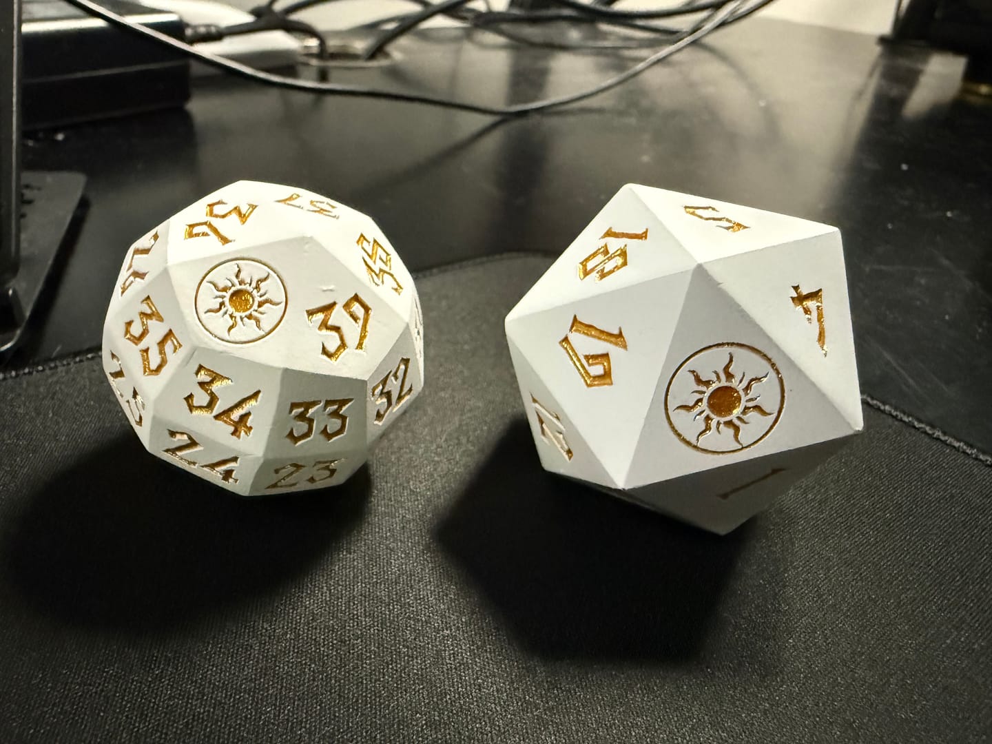 Customer photo review of Plains Mana Spindown Metal D20