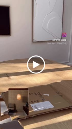 Nadira A. review of IKIN Pendant B2 | Natural Mulberry Paper | Oval Shape - Multiple Sizes image 1 out of 1