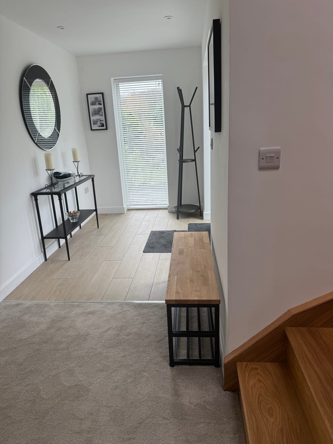 Customer photo review of Hallway Boot Bench