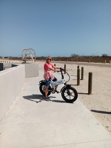 Customer photo review of V3 2.0 Folding Fat Tires Adult All Terrain Electric Bike