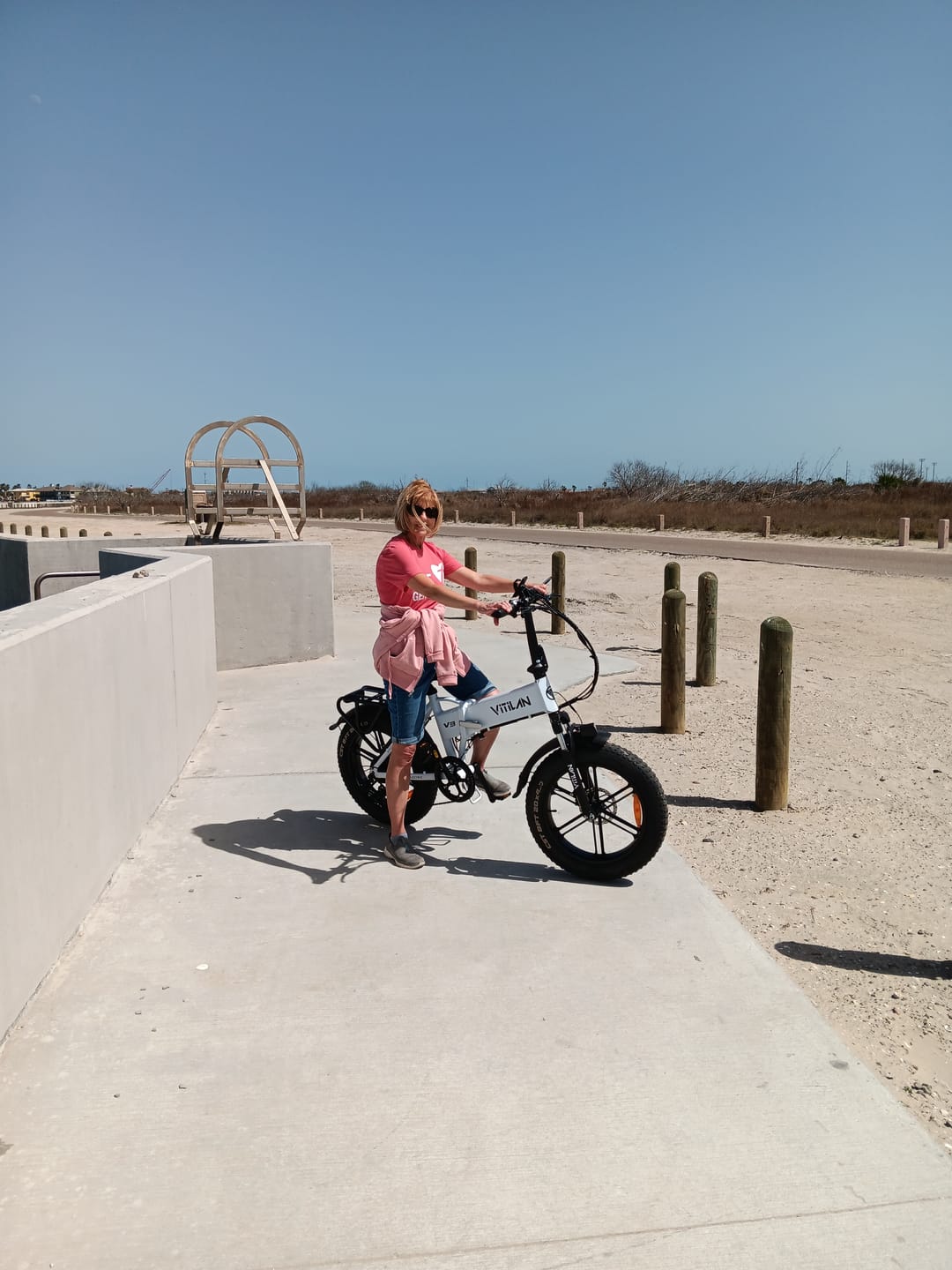 Customer photo review of V3 2.0 Folding Fat Tires Adult All Terrain Electric Bike
