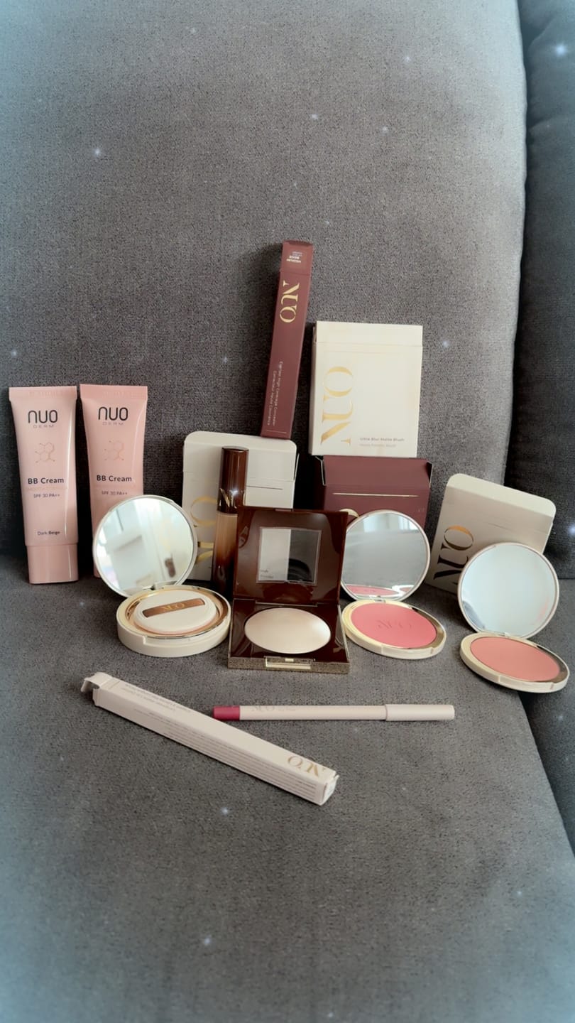 Customer photo review of Set Blush pudra cu efect de blurare si Baked Highlighter