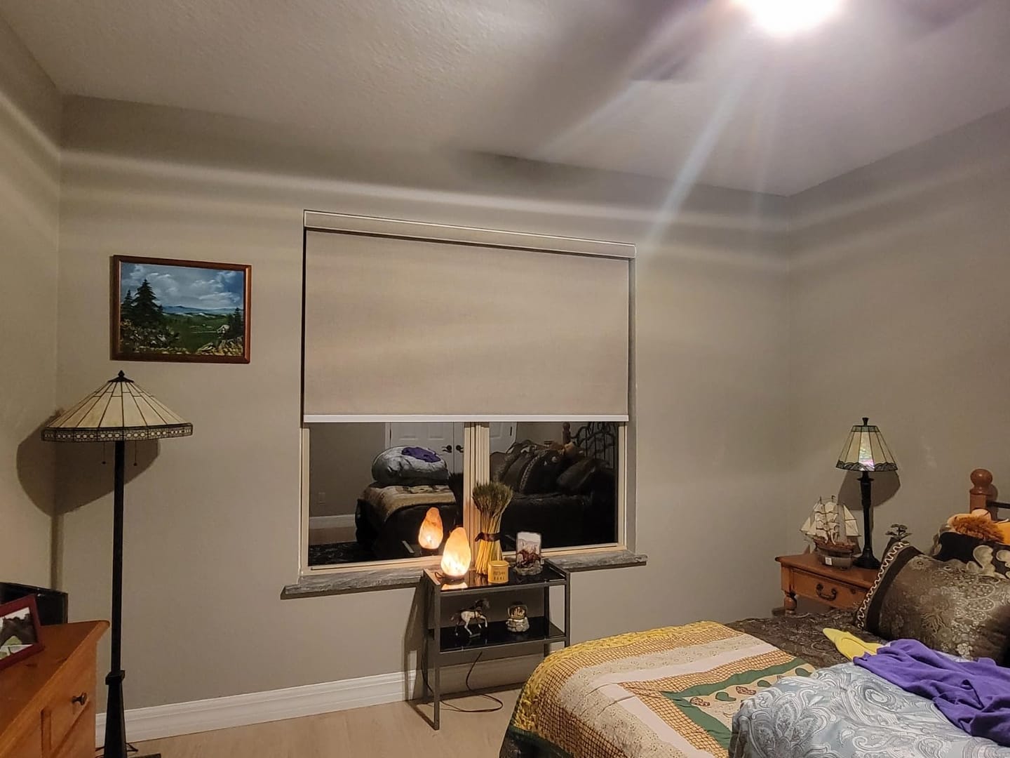 Customer photo review of Bringnox Motorized Roller Shades 100% Blackout Vigor