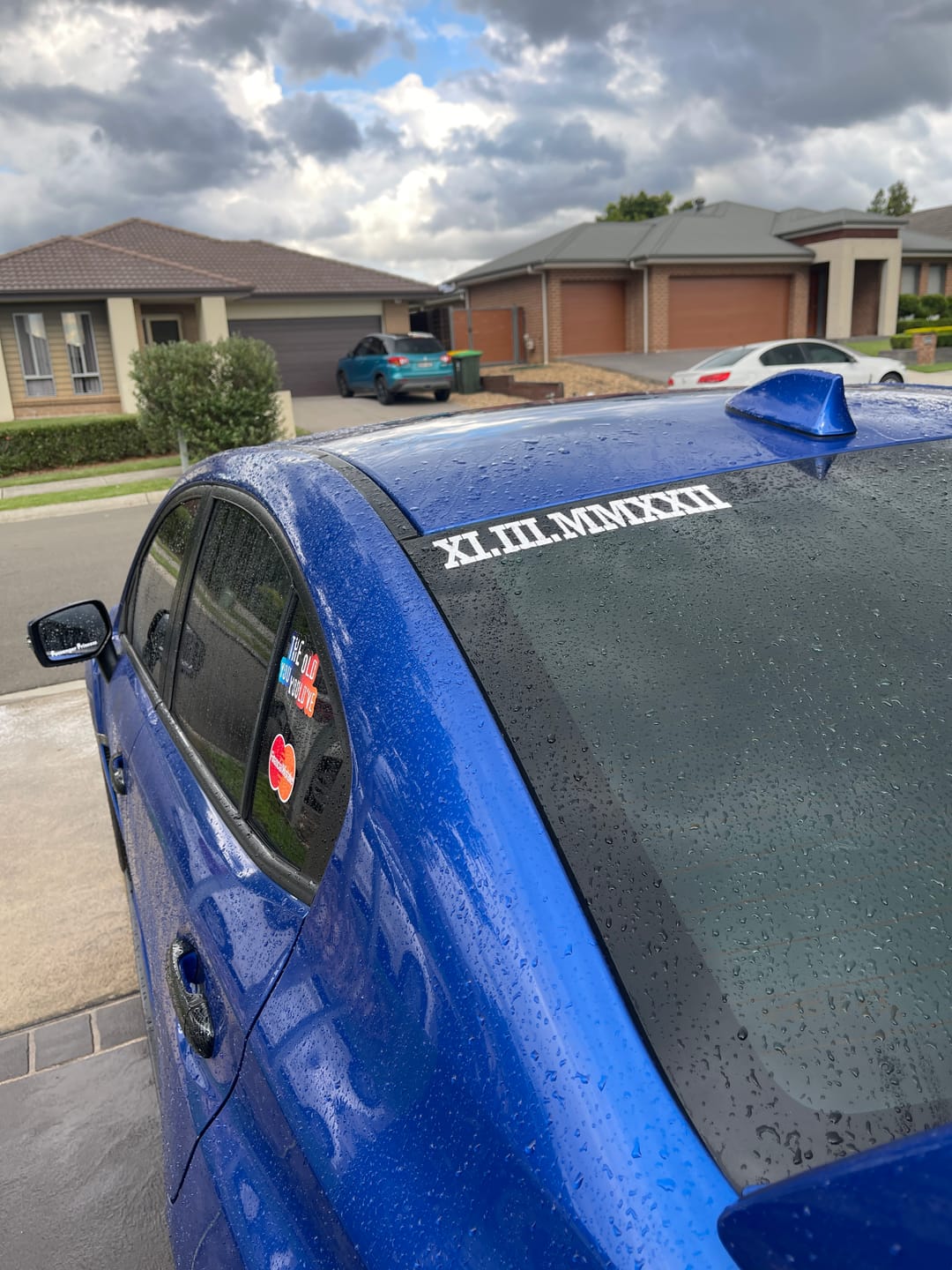 Customer photo review of Custom Text Decal (30cm)