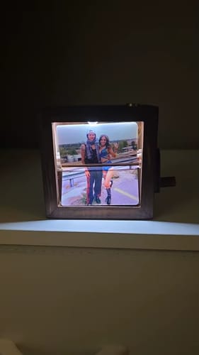 Customer photo review of personalized memory box