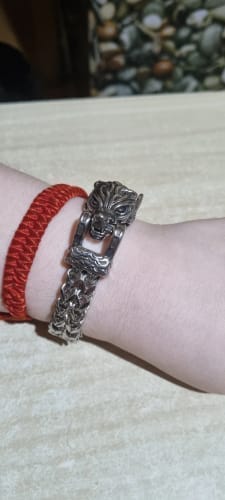 Customer photo review of Fenrir Bracelet – Unchained Beast
