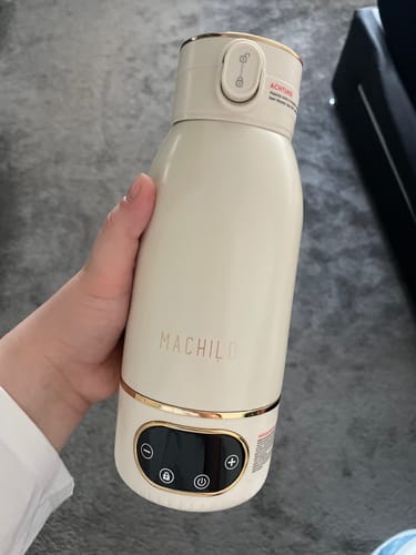 Customer photo review of Tragbarer Fläschchenwärmer + Milchpulverbox + Schnell-Ladegerät
