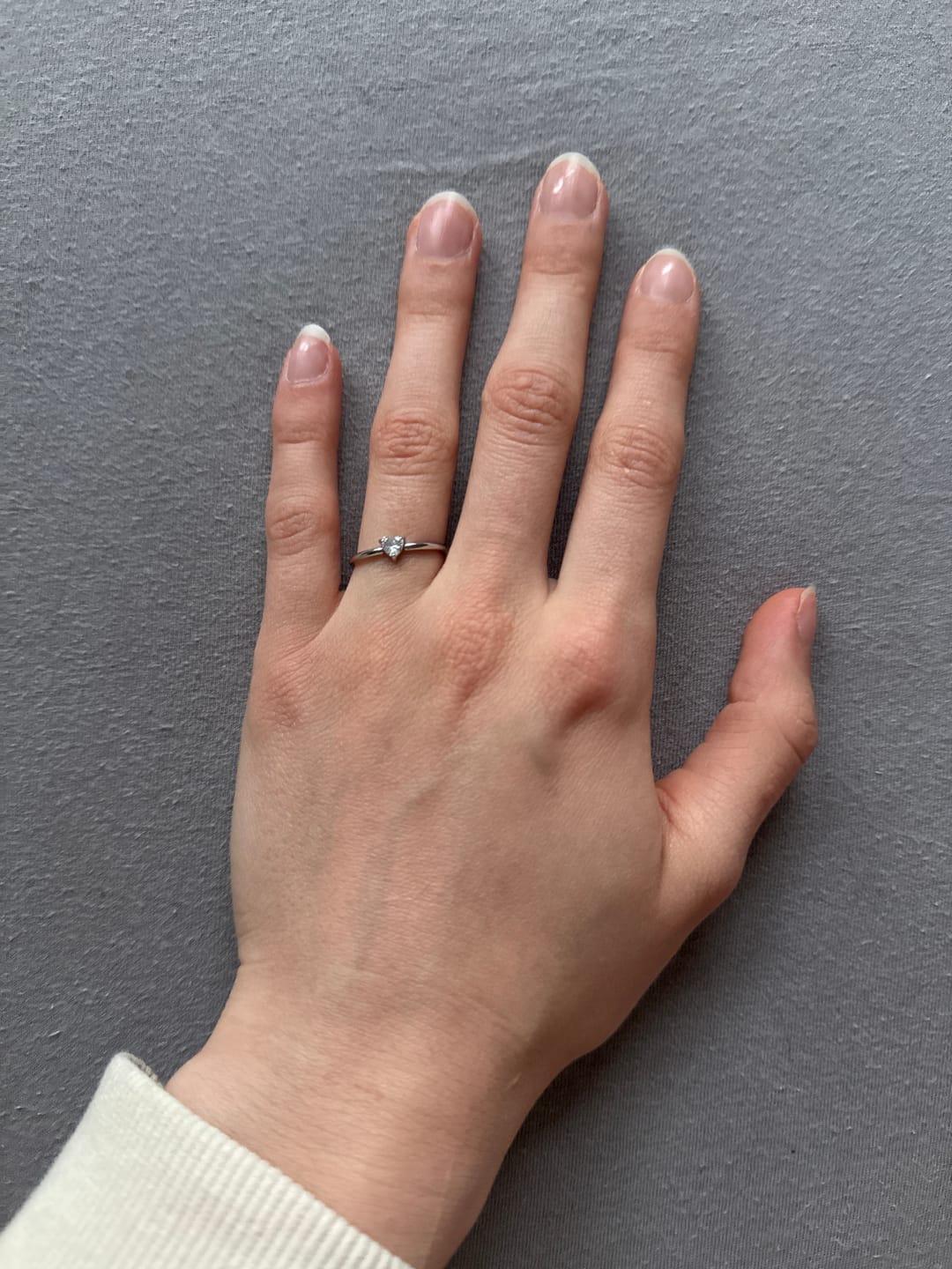 Customer photo review of Cute Heart Ring | 18K vergoldet