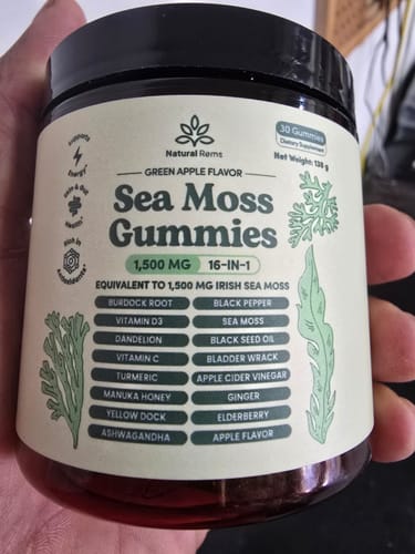 Customer photo review of Sea Moss 16-In-1 Gummies