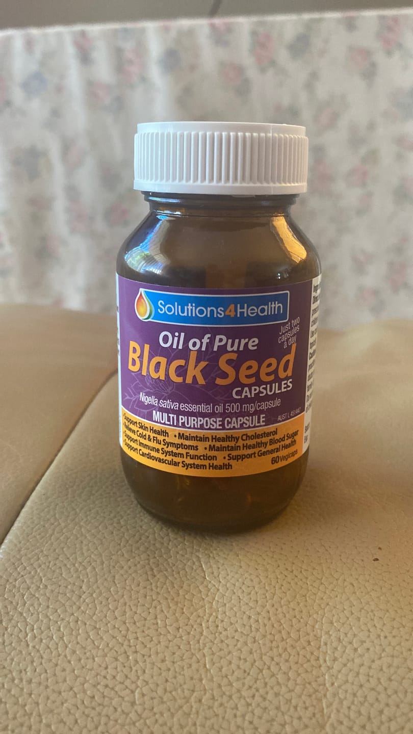Customer photo review of Oil of Pure Black Seed 60 Capsules