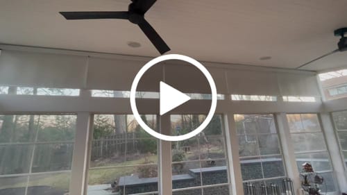 Customer video review of SmartWings Motorized Roller Shades 100% Blackout Vigor