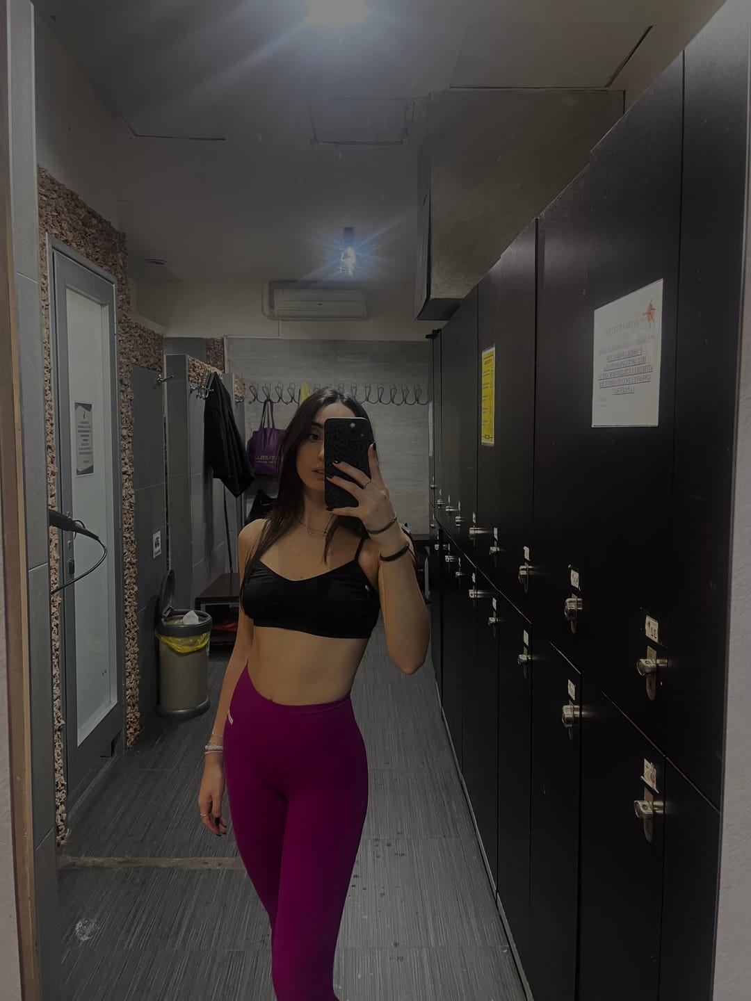 Customer photo review of Leggings All-Up Purple
