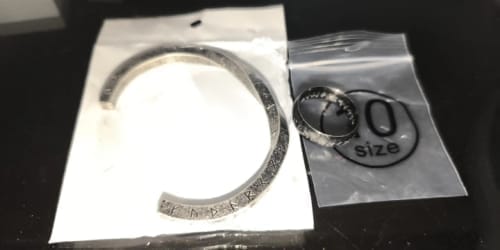 Customer photo review of Elder Futhark Rune Bracelet – A Viking’s Talisman