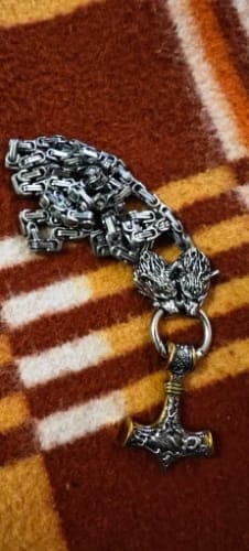 Customer photo review of Mjölnir King Chain – The Power of Thunder