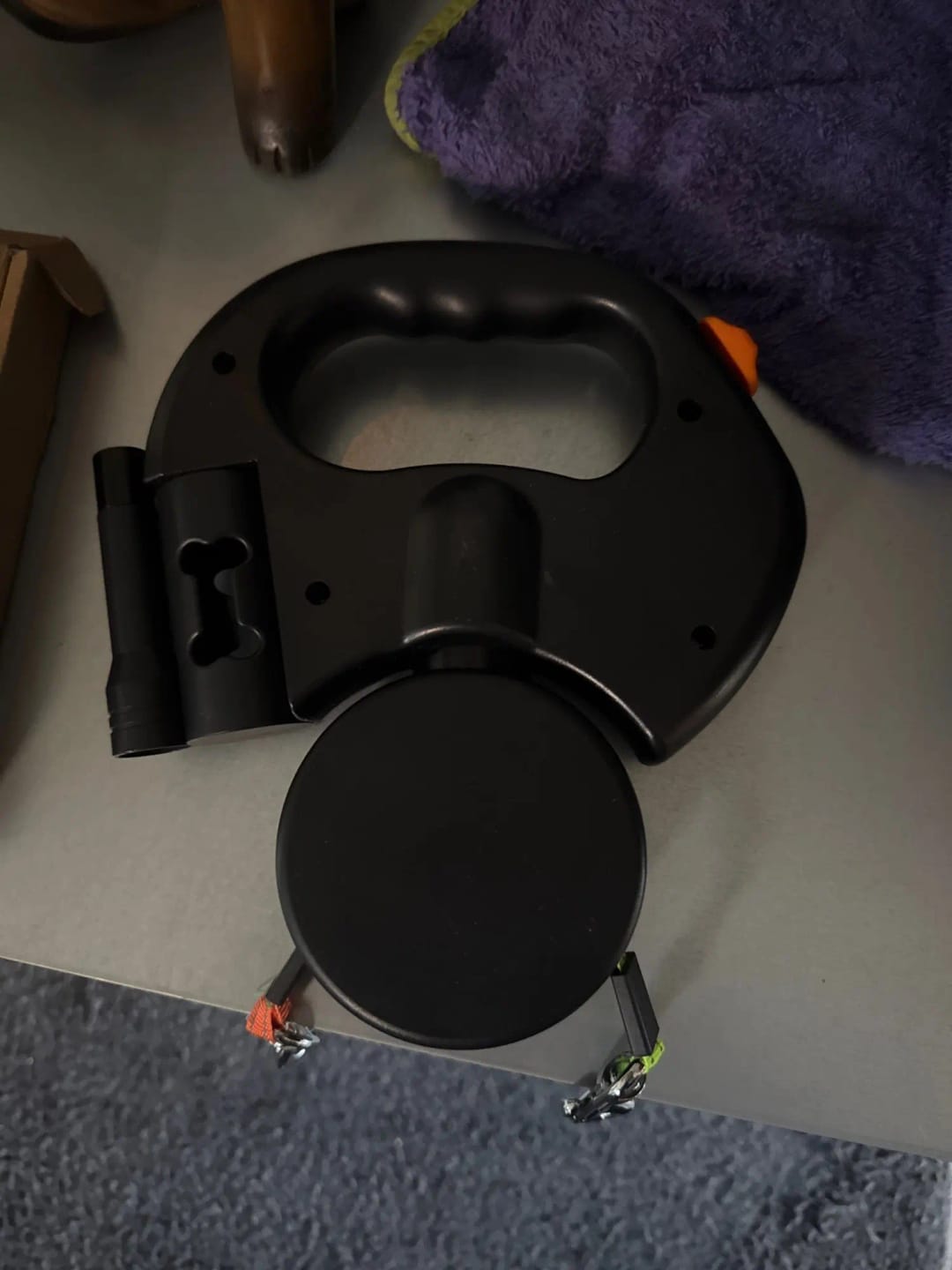 Customer photo review of Double laisse rétractable anti-emmêlement