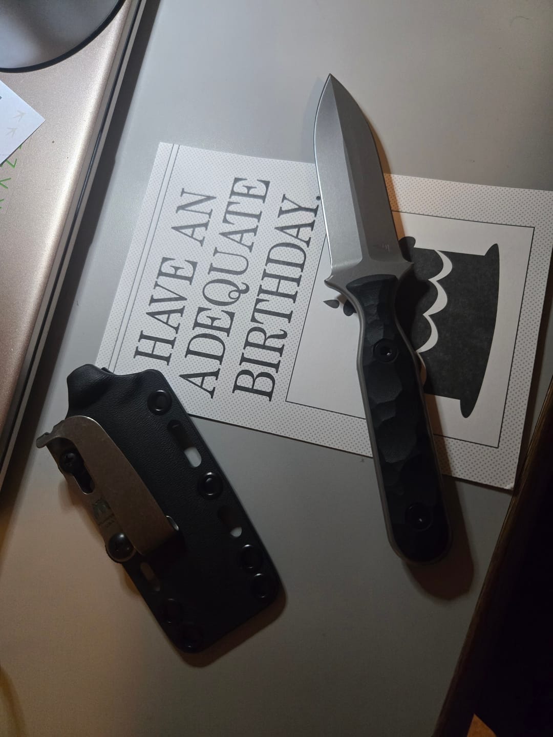 Customer photo review of Dagger (Stonewashed & Black)